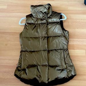NWOT Metallic Gold  Athleta Vest